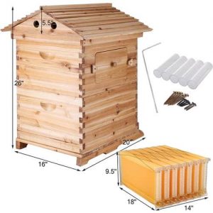 Happybuy 2 Layer Langstroth Beekeeping Starter Kit
