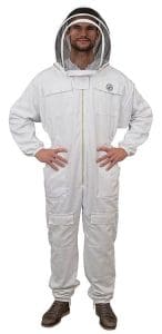 Humble Bee 411-XL Polycotton Beekeeping Suit with Fencing Veil