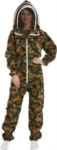 Natural Apiary NA-BKSC Camouflage Apiarist Bee Suit